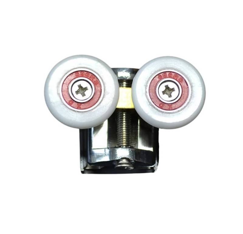 HOME DELUXE Doppelrolle TÜRROLLEN V2 - Komplettset, geräuschneutraler Radlauf, aus Sanitärkunststoff von HOME DELUXE