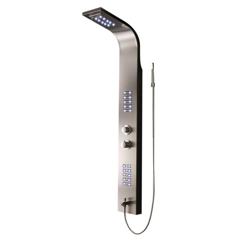 HOME DELUXE Duschsystem Duschpaneel ORINOCO, Höhe 156 cm, mit LED Beleuchtung I Edelstahl Duschsäule, Duscharmatur HOME DELUXE Duschsystem Duschpaneel ORINOCO, Höhe 156 cm, mit LED Beleuchtung I Edelstahl Duschsäule, Duscharmatur von HOME DELUXE