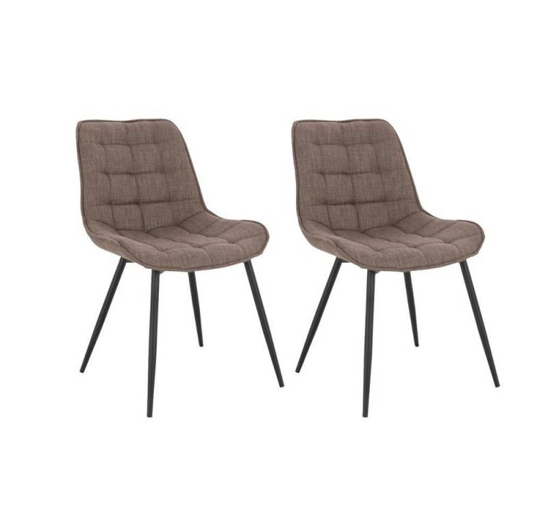 HOME DELUXE Esszimmerstuhl Polsterstuhl 2er - 8er Set IKALO (2 St), Gestell aus Metall, Küchenstuhl von HOME DELUXE