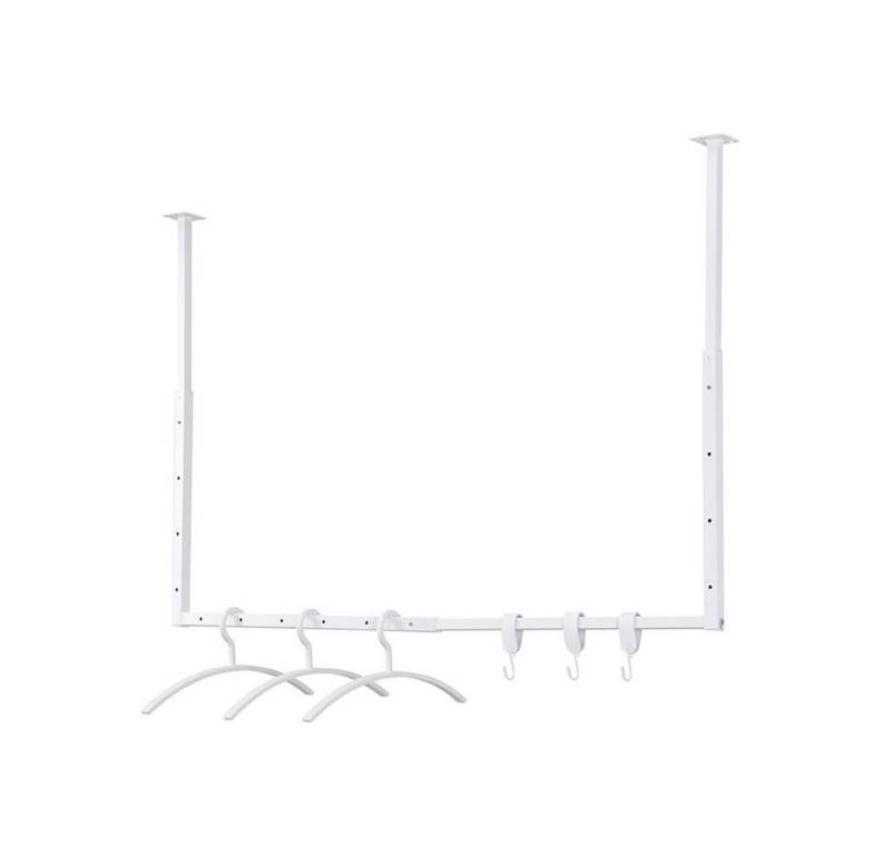 HOME DELUXE Garderobenleiste SWAY - 50/80 x 3 x 60/120  cm, Kleiderstange Industrial, Handtuchhalterung von HOME DELUXE