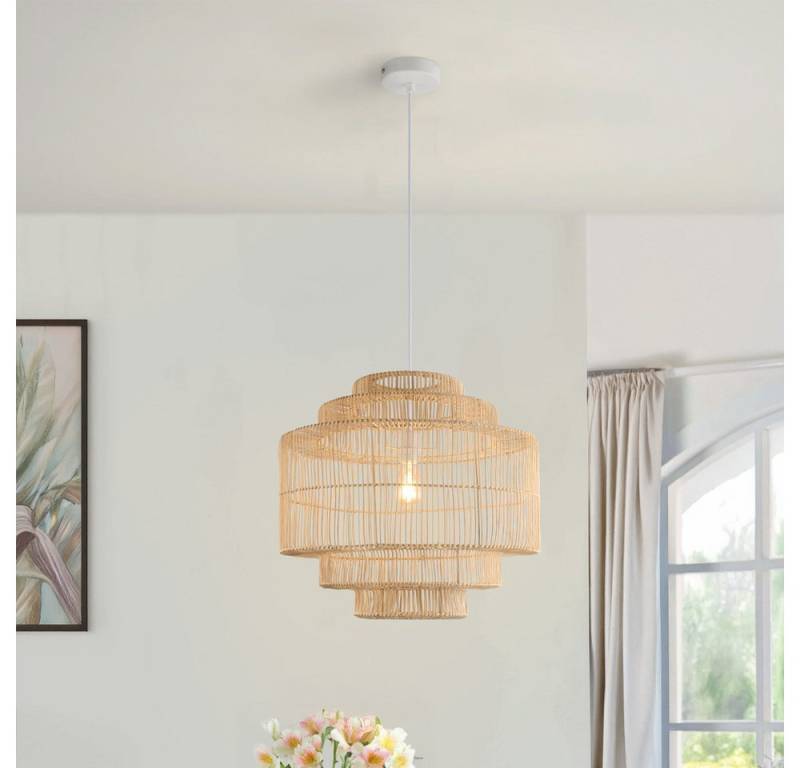 HOME DELUXE Hängeleuchte aus Rattan - SIA, gewebte Rattan-Pendelleuchte, Korbgeflecht HOME DELUXE Hängeleuchte aus Rattan - SIA, gewebte Rattan-Pendelleuchte, Korbgeflecht von HOME DELUXE