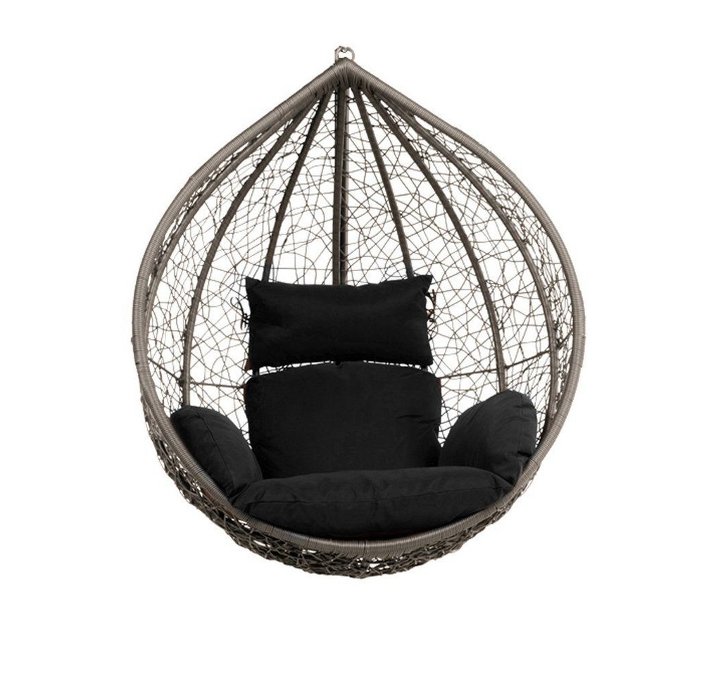 HOME DELUXE Hängesessel Polyrattan Hängesessel CIELO - Nur Korb (Set, Korb und Kissen), inklusive Sitz-, Seiten- und Rückenkissen von HOME DELUXE