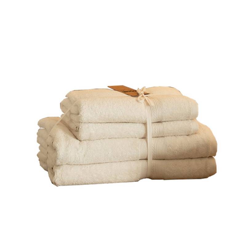 HOME DELUXE Handtuch Set SOFT, Baumwolle (4-St), ultraweich & schnell trocknend, Badehandtuch, Handtücher von HOME DELUXE