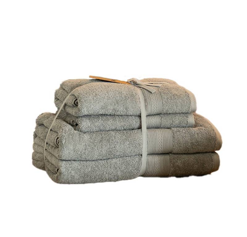 HOME DELUXE Handtuch Set SOFT, Baumwolle (4-St), ultraweich & schnell trocknend, Badehandtuch, Handtücher von HOME DELUXE