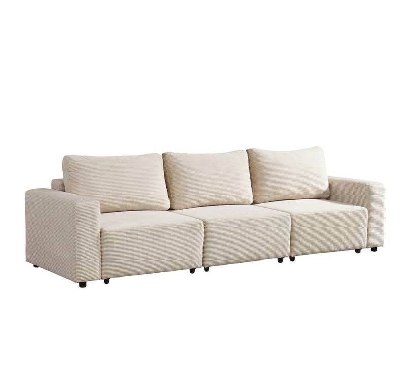 HOME DELUXE Schlafsofa Modulares Schlafsofa VINA, M, Cordsofa, Sofa mit Schlaffunktion, Couch, Ecksofa von HOME DELUXE