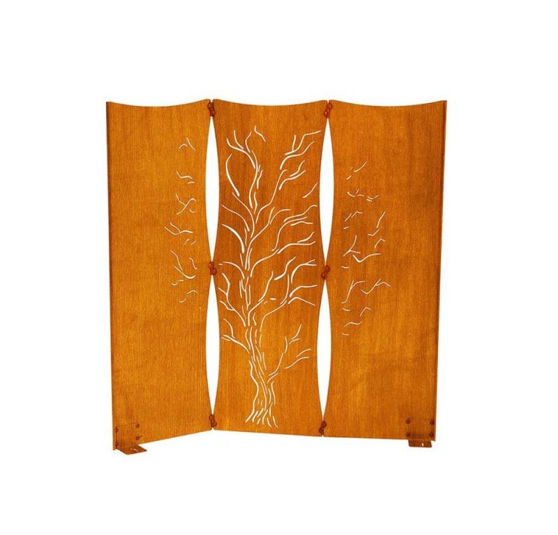 HOME DELUXE Sichtschutzelement >>Sichtschutz TREEFLOW<<, 3-teilig (nicht montiert) von HOME DELUXE