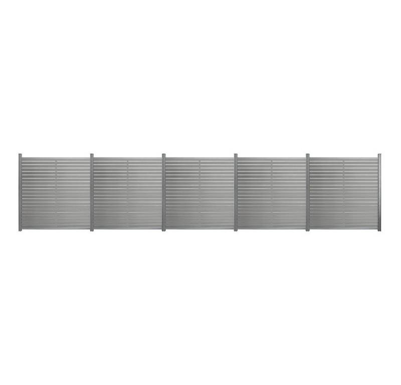 HOME DELUXE Sichtschutzelement WPC Sichtschutzzaun ALIRA, Zuverlässiger Sicht-, Wind- und Lärmschutz, Gartenzaun, Lamellenzaun von HOME DELUXE