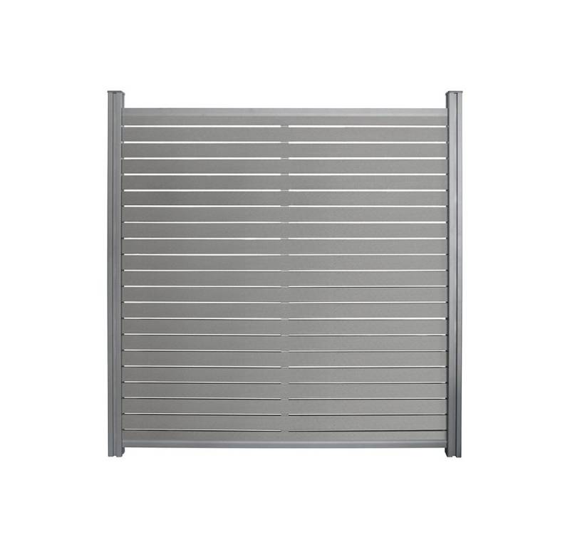 HOME DELUXE Sichtschutzelement WPC Sichtschutzzaun ALIRA, Zuverlässiger Sicht-, Wind- und Lärmschutz, Gartenzaun, Lamellenzaun von HOME DELUXE