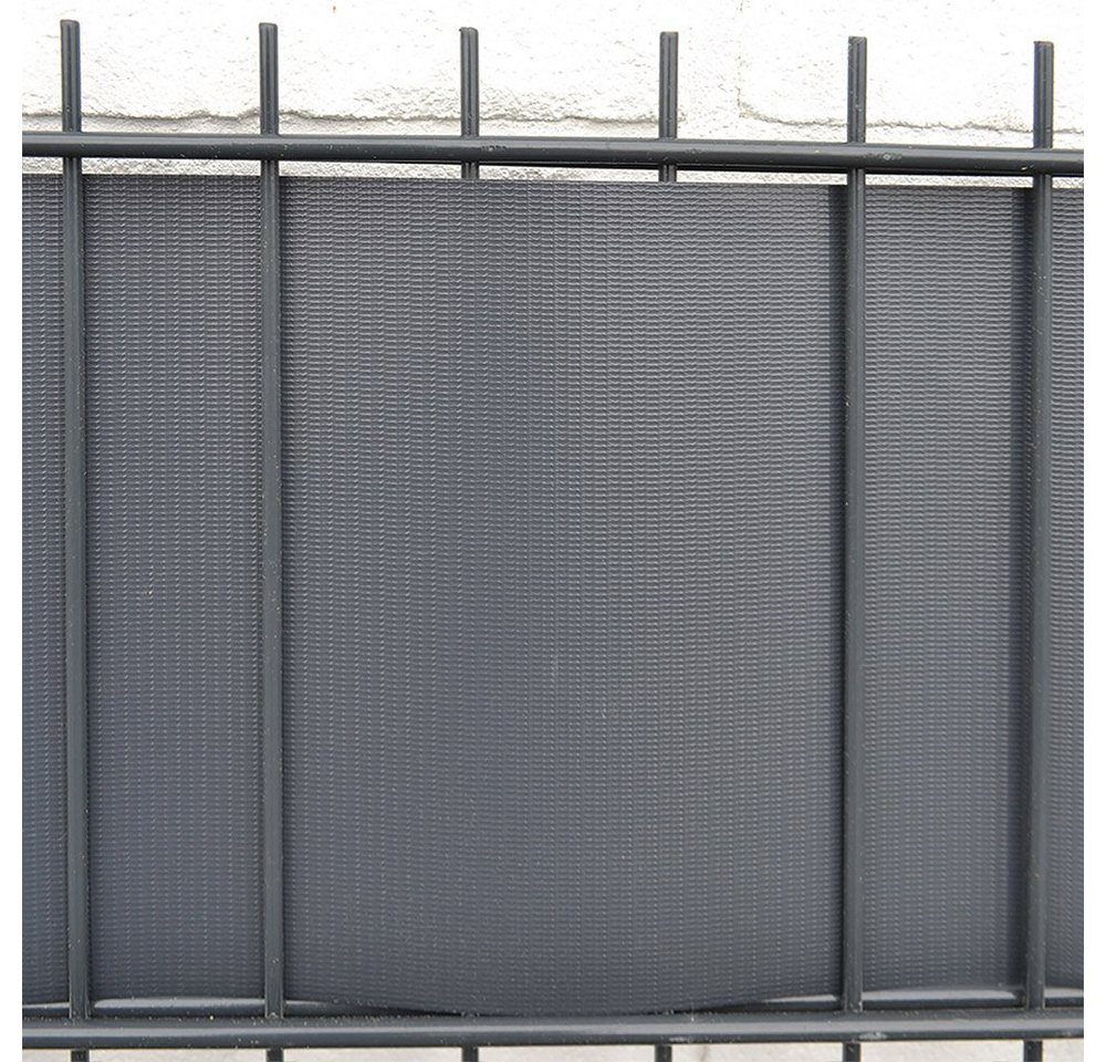 HOME DELUXE Sichtschutzstreifen ZAUNFOLIE PVC SICHTSCHUTZ MATA, witterungsbeständig und individuell kürzbar von HOME DELUXE