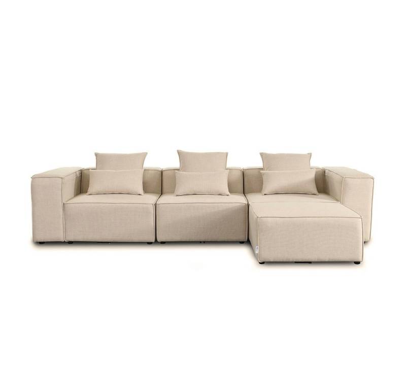 HOME DELUXE Sofa Modulares Sofa VERONA L, 4 Teile von HOME DELUXE