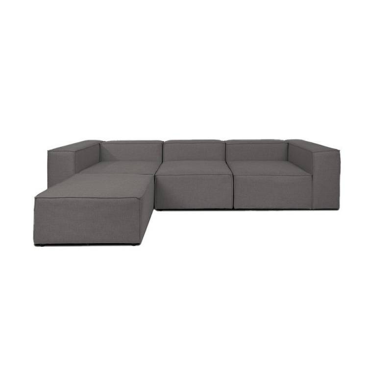 HOME DELUXE Sofa Modulares Sofa VERONA L, 327 x 68 x 207 cm 4 Teile, Ecksofa Wohnlandschaft Modulsofa von HOME DELUXE