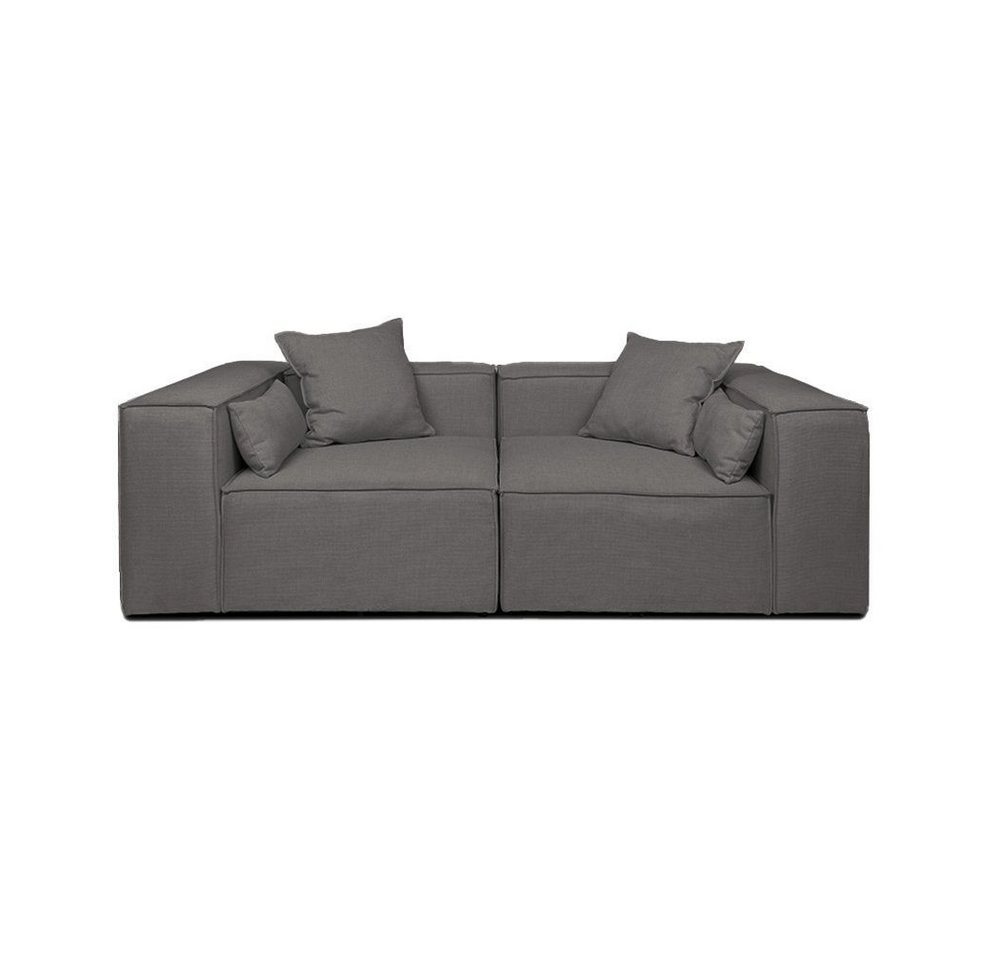 HOME DELUXE Sofa Modulares Sofa VERONA S, 2 Teile, 238x68x119cm l inkl. Kissen l Modulare Wohnlandschaft l Modularsofa von HOME DELUXE