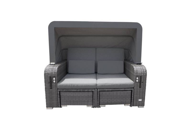 HOME DELUXE Strandkorb HOLBY 160 x 69 x 189 cm, BxTxH: 69,00x160x189 cm, individuell verwendbar (Holby Abdeckung einzeln erhältlich), in der Variante mit oder ohne Abdeckung von HOME DELUXE
