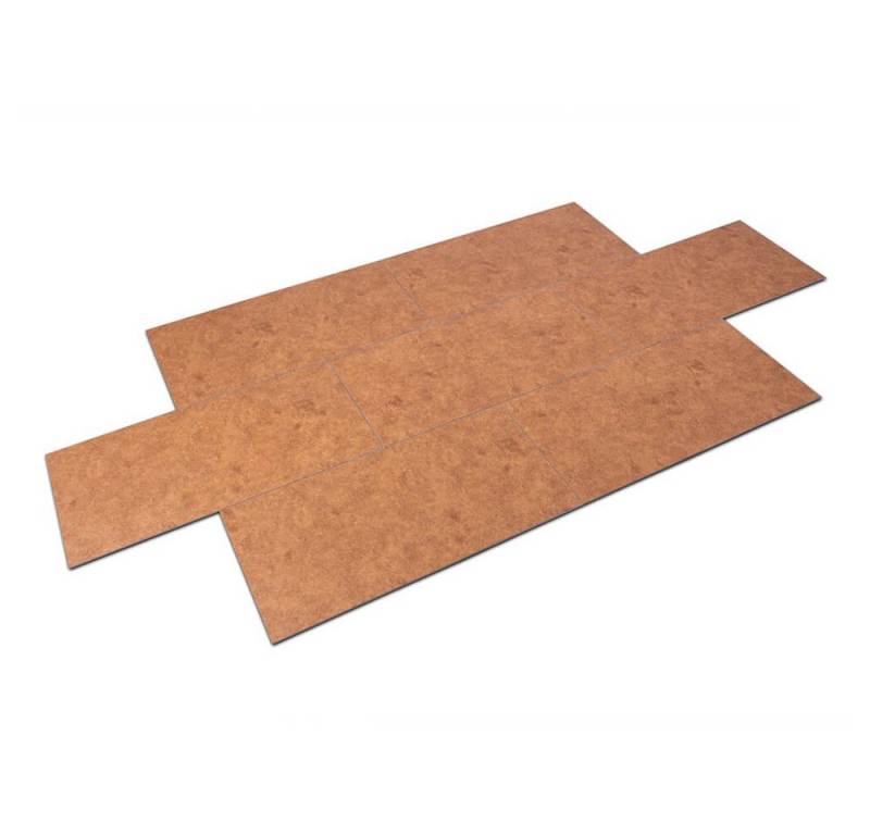HOME DELUXE Vinylboden ARNE - Kalkstein 1 m², Selbstklebend, Fußbodenheizung geeignet, Laminat, Bodenbelag, PVC Boden von HOME DELUXE
