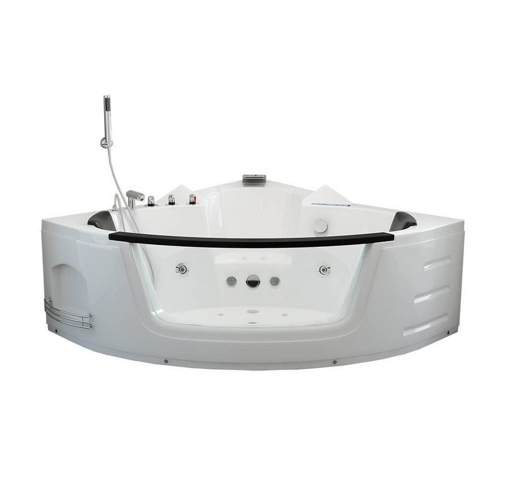 HOME DELUXE Whirlpool-Badewanne Whirlpool LAGUNA - L Kompakt, Eckwanne, 2 Personen von HOME DELUXE