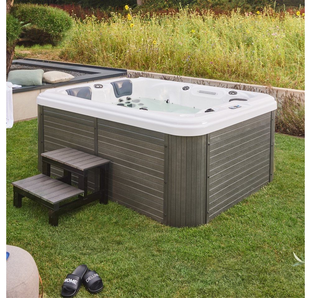 HOME DELUXE Whirlpool Outdoor Whirlpool BEACH, (3-tlg) von HOME DELUXE