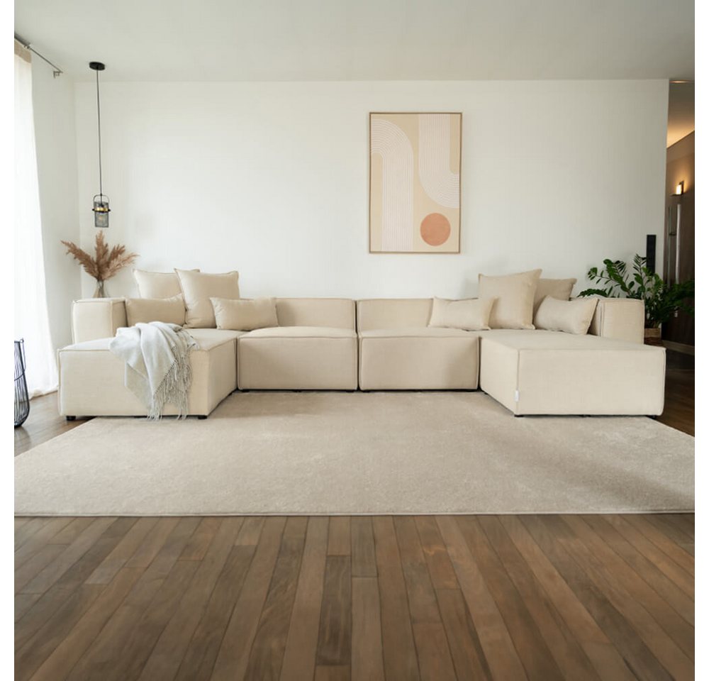 HOME DELUXE Wohnlandschaft Modulares Sofa FINO - 414 x 70 x 207 cm, individuelle Zusammenstellung, Ecksofa, Modulsofa, Modulare Couch HOME DELUXE Wohnlandschaft Modulares Sofa FINO - 414 x 70 x 207 cm, individuelle Zusammenstellung, Ecksofa, Modulsofa, Modulare Couch von HOME DELUXE