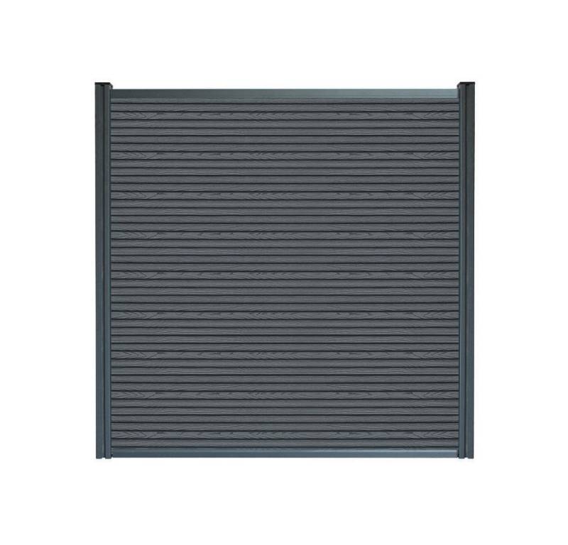 HOME DELUXE Zaun WPC Sichtschutzzaun CALLADO PREMIUM - 180 x 185 cm, (Variantenauswahl), horizontal oder vertikal montierbar, Steckzaun, Komplettset von HOME DELUXE