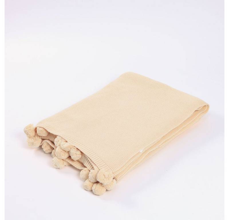 Wohndecke Baumwolldecke ELIA - 140 x 200 cm, HOME DELUXE, 100% Baumwolle, Baumwolldecke, Kuscheldecke von HOME DELUXE
