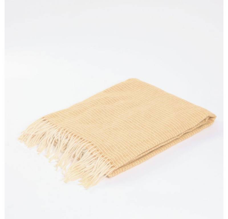 Wohndecke Wolldecke MILA Farbauswahl- 140 x 200 cm, HOME DELUXE, Kuscheldecke, Sofadecke von HOME DELUXE