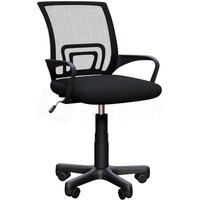 Home Discount - Airsdale Büro Mesh Stuhl Rückenlehne Armlehne Ergonomisch, Schwarz Home Discount - Airsdale Büro Mesh Stuhl Rückenlehne Armlehne Ergonomisch, Schwarz von HOME DISCOUNT