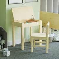 Aries Kids Schreibtisch & Stuhl Massiv Kiefer Kinder Aktivität Tisch, Kiefer von HOME DISCOUNT