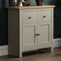 Home Discount - Arlington Sideboard 2 Schubladen 2 Türen Schrank Schrank Lagerung, Grau von HOME DISCOUNT