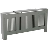 Home Discount - Chelsea Heizkörperverkleidung mdf Moderner Schrank Slatted Grill, Grau, Verstellbar Home Discount - Chelsea Heizkörperverkleidung mdf Moderner Schrank Slatted Grill, Grau, Verstellbar von HOME DISCOUNT