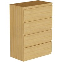 Home Discount - Denver Kommode mit 4 Schubladen, Schlafzimmer-Aufbewahrungsmöbel, Kiefer von HOME DISCOUNT