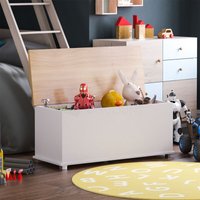 Home Discount - Arlington Toy Box Lagerung Ottoman Bank Sitz Schlafzimmer Flur Truhe, Weiß von HOME DISCOUNT