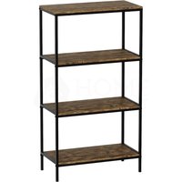 Home Discount - Brooklyn Bücherregal mit 4 Ebenen, Holzregal, Aufbewahrungs- und Displayregal, Standregal, Dunkelholz Home Discount - Brooklyn Bücherregal mit 4 Ebenen, Holzregal, Aufbewahrungs- und Displayregal, Standregal, Dunkelholz von HOME DISCOUNT