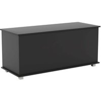 Home Discount - Leon Stauraum Ottoman Sitzbank Bettdecke Kiste Flur Schlafzimmer Truhe, Schwarz von HOME DISCOUNT
