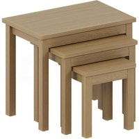 Home Discount - Oakridge Nest Beistelltische Set 3er, mdf Holz Home Discount - Oakridge Nest Beistelltische Set 3er, mdf Holz von HOME DISCOUNT