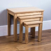 Oakridge Nest Beistelltische Set 3er, mdf Holz von HOME DISCOUNT
