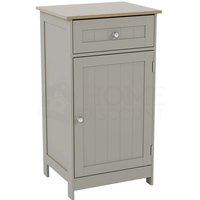 Home Discount - Priano Stand-Schrank mit 1 Schublade und 1 Tür, Badezimmermöbel, Grau-Eiche Home Discount - Priano Stand-Schrank mit 1 Schublade und 1 Tür, Badezimmermöbel, Grau-Eiche von HOME DISCOUNT