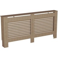Home Discount - Milton Heizkörperverkleidung mdf Moderner Schrank Slatted Grill, Unbehandelt, Extra-Groß Home Discount - Milton Heizkörperverkleidung mdf Moderner Schrank Slatted Grill, Unbehandelt, Extra-Groß von HOME DISCOUNT