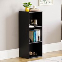 Home Discount - Oxford 3 Tier Cube Bücherregal Regal Lagerung Einheit, Schwarz von HOME DISCOUNT