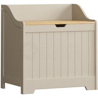Home Discount - Priano Toy Box Storage Ottoman Bench Seat Bedroom Hallway Chest, Grey von HOME DISCOUNT
