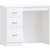 Home Discount - Riano Schminktisch 3 Schubladen Makeup Schminktisch Computertisch, Weiß Home Discount - Riano Schminktisch 3 Schubladen Makeup Schminktisch Computertisch, Weiß von HOME DISCOUNT