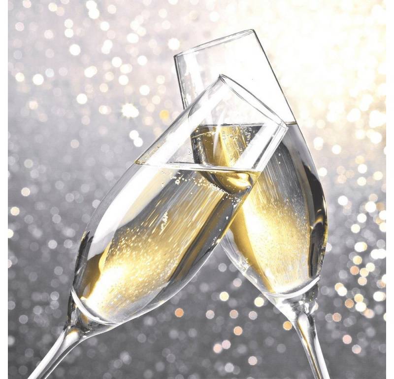 HOME FASHION Papierserviette 20 Servietten Cheers 33x33cm, (20 St) von HOME FASHION