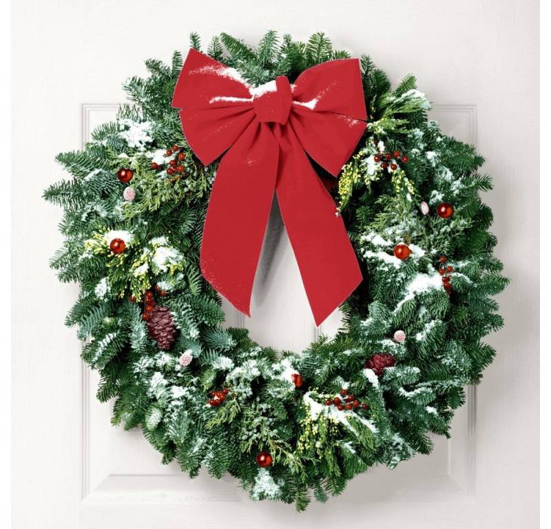 HOME FASHION Papierserviette 20 Servietten Classic Wreath 33x33cm, (20 St) von HOME FASHION