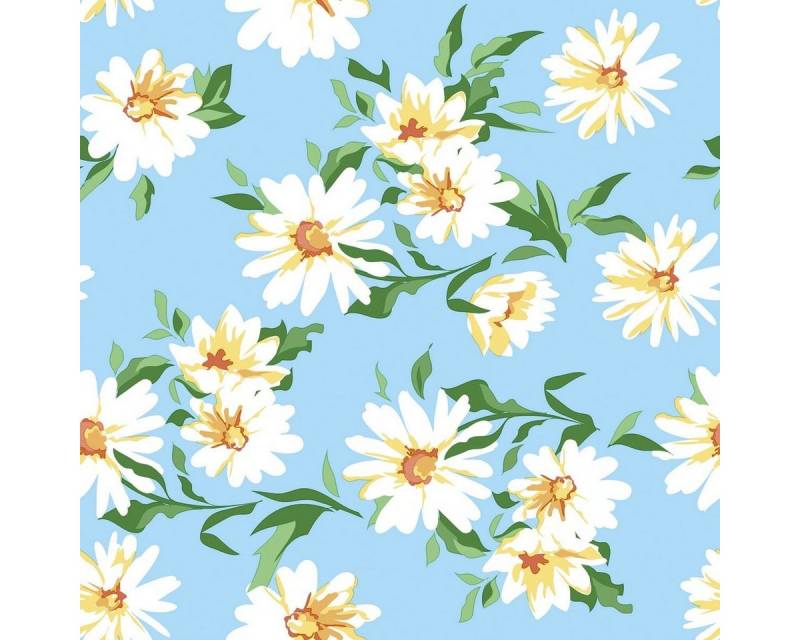 HOME FASHION Papierserviette 20 Servietten Daisies 33x33cm, (20 St) von HOME FASHION