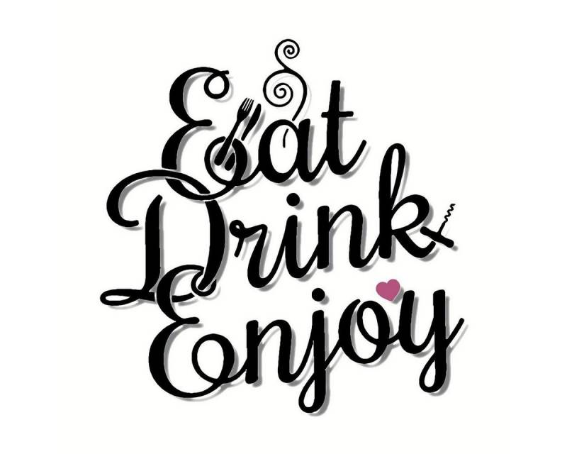 HOME FASHION Papierserviette 20 Servietten Eat and drink 33x33cm, (20 St) von HOME FASHION