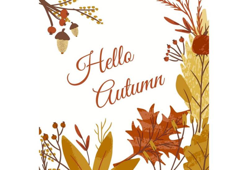 HOME FASHION Papierserviette 20 Servietten Hello Autumn 33x33cm, (20 St) von HOME FASHION
