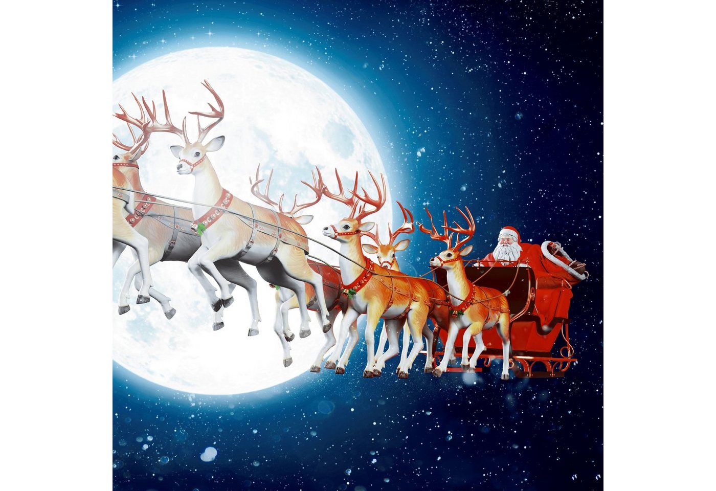 HOME FASHION Papierserviette 20 Servietten Lunar Xmas 33x33cm, (20 St) von HOME FASHION