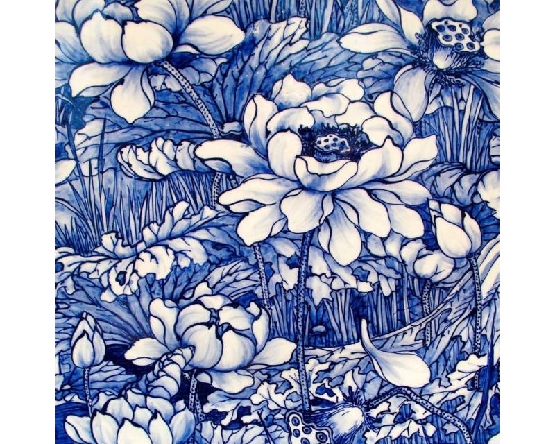 HOME FASHION Papierserviette 20 Servietten Porcelain 33x33cm, (20 St) von HOME FASHION