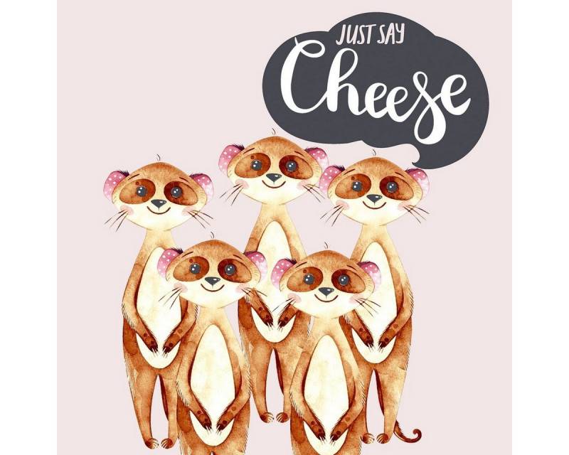 HOME FASHION Papierserviette 20 Servietten Say Cheese 33x33cm, (20 St) von HOME FASHION