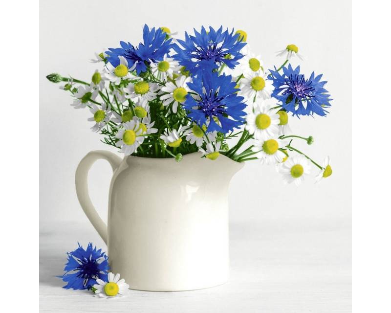 HOME FASHION Papierserviette 20 Servietten Summer Bouquet 33x33cm, (20 St) von HOME FASHION