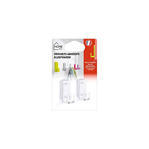Home Fix 3760161436182 Haken ADHES.Home Fix Cristal PM BL2, unbekannt, Einheitsgröße Home Fix 3760161436182 Haken ADHES.Home Fix Cristal PM BL2, unbekannt, Einheitsgröße von HOME FIX
