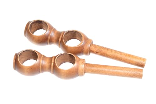 HOME LAMB Gardinenstangenhalter Eiche 2 Stück 28mm Durchmesser Doppelt - Stabile Gardinenstange Halter - Holz Vorhanghalter Robuste und Solide - Halter Gardinenstange - Gardinenstangen Träger HOME LAMB Gardinenstangenhalter Eiche 2 Stück 28mm Durchmesser Doppelt - Stabile Gardinenstange Halter - Holz Vorhanghalter Robuste und Solide - Halter Gardinenstange - Gardinenstangen Träger von HOME LAMB